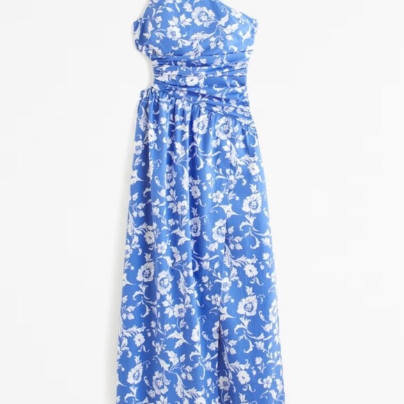Abercrombie & Fitch Dresses & Skirts - Abercrombie & Fitch Giselle Floral One-Shoulder Cutout Dress Size Extra Large